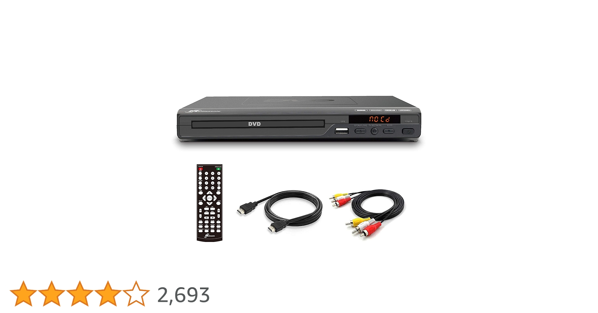 Amazon | メディアソニックDVDプレーヤー – 全地域 HDMI / AV